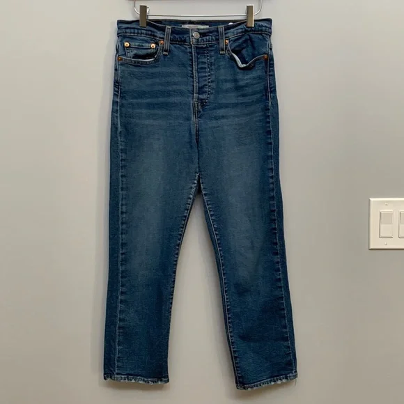 ❗️SOLD❗️Size 28 🤩HÖST PICK 🤩 Levi’s Wedgie Straight Leg Jeans - Picture 4 of 10